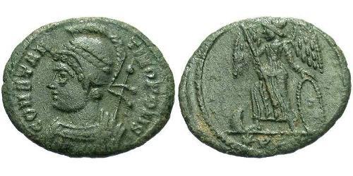 1 Follis /  AE3 Roman Empire (27BC-395) Bronze Constantine I (272 - 337)