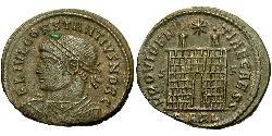 1 Follis /  AE3 Römische Kaiserzeit (27BC-395) Bronze Constantius II(317 - 361)