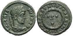 1 Follis /  AE3 Römische Kaiserzeit (27BC-395) Bronze Crispus (305 - 326)