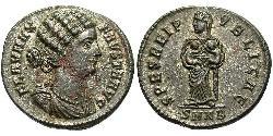 1 Follis /  AE3 Römische Kaiserzeit (27BC-395) Bronze Fausta (289-326)