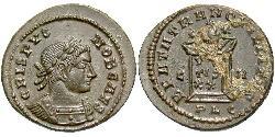 1 Follis /  AE3 Römische Kaiserzeit (27BC-395) Bronze Crispus (305 - 326)