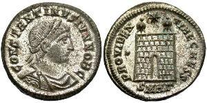 1 Follis /  AE3 Römische Kaiserzeit (27BC-395) Bronze Constantius II(317 - 361)