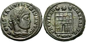 1 Follis /  AE3 Römische Kaiserzeit (27BC-395) Bronze Constantius II(317 - 361)