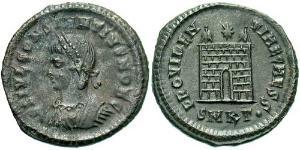 1 Follis /  AE3 Römische Kaiserzeit (27BC-395) Bronze Constantius II(317 - 361)