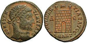 1 Follis /  AE3 Römische Kaiserzeit (27BC-395) Bronze Konstantin I (272 - 337)