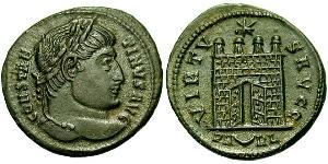 1 Follis /  AE3 Römische Kaiserzeit (27BC-395) Bronze Konstantin I (272 - 337)
