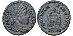 1 Follis /  AE3 Römische Kaiserzeit (27BC-395) Bronze Konstantin I (272 - 337)