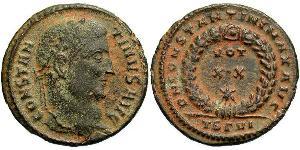1 Follis /  AE3 Römische Kaiserzeit (27BC-395) Bronze Konstantin I (272 - 337)