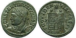 1 Follis /  AE3 Römische Kaiserzeit (27BC-395) Bronze Constantius II(317 - 361)
