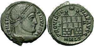 1 Follis /  AE3 Römische Kaiserzeit (27BC-395) Bronze Konstantin I (272 - 337)