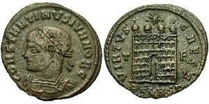 1 Follis /  AE3 Römische Kaiserzeit (27BC-395) Bronze Constantius II(317 - 361)