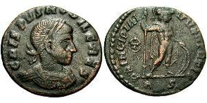 1 Follis /  AE3 Römische Kaiserzeit (27BC-395) Bronze Crispus (305 - 326)