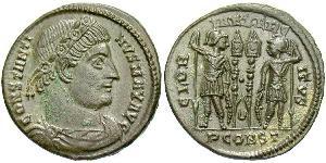 1 Follis /  AE3 Römische Kaiserzeit (27BC-395) Bronze Konstantin I (272 - 337)