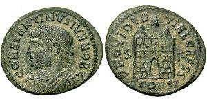 1 Follis /  AE3 Römische Kaiserzeit (27BC-395) Bronze Constantius II(317 - 361)