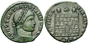 1 Follis /  AE3 Römische Kaiserzeit (27BC-395) Bronze Constantius II(317 - 361)