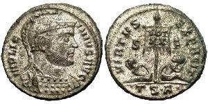 1 Follis /  AE3 Römische Kaiserzeit (27BC-395) Bronze Licinius I (265-324)