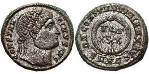 1 Follis /  AE3 Römische Kaiserzeit (27BC-395) Bronze Konstantin I (272 - 337)
