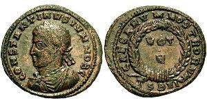 1 Follis /  AE3 Römische Kaiserzeit (27BC-395) Bronze Constantius II(317 - 361)