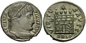 1 Follis /  AE3 Römische Kaiserzeit (27BC-395) Bronze Konstantin I (272 - 337)