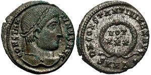 1 Follis /  AE3 Römische Kaiserzeit (27BC-395) Bronze Konstantin I (272 - 337)