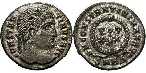 1 Follis /  AE3 Römische Kaiserzeit (27BC-395) Bronze Konstantin I (272 - 337)