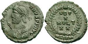 1 Follis /  AE3 Römische Kaiserzeit (27BC-395) Bronze Julian II  (331-363)