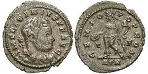 1 Follis /  AE3 Römische Kaiserzeit (27BC-395) Bronze Licinius I (265-324)