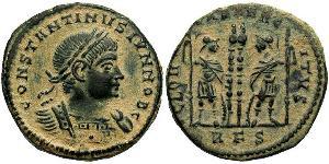 1 Follis /  AE3 Römische Kaiserzeit (27BC-395) Bronze Constantius II(317 - 361)