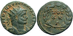 1 Follis /  AE3 Römische Kaiserzeit (27BC-395) Bronze Maximianus (250-310)