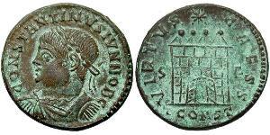 1 Follis /  AE3 Römische Kaiserzeit (27BC-395) Bronze Constantius II(317 - 361)