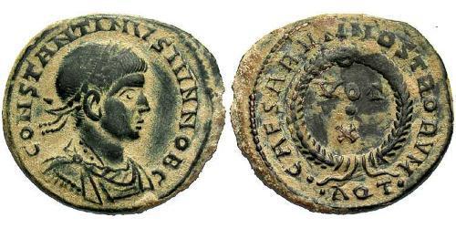 1 Follis /  AE3 Römische Kaiserzeit (27BC-395) Bronze Constantius II(317 - 361)