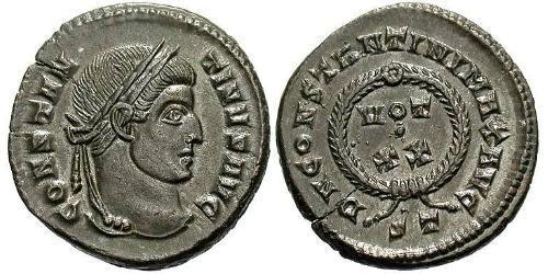 1 Follis /  AE3 Römische Kaiserzeit (27BC-395) Bronze Konstantin I (272 - 337)