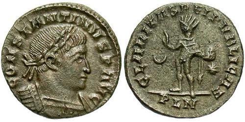 1 Follis /  AE3 Römische Kaiserzeit (27BC-395) Bronze Konstantin I (272 - 337)