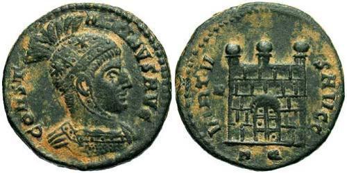1 Follis /  AE3 Römische Kaiserzeit (27BC-395) Bronze Konstantin I (272 - 337)