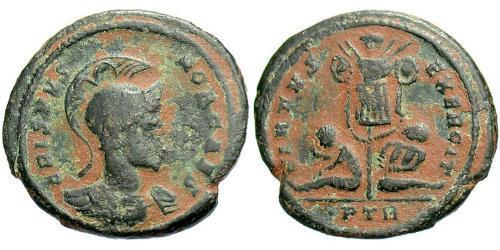 1 Follis /  AE3 Römische Kaiserzeit (27BC-395) Bronze Crispus (305 - 326)