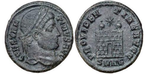1 Follis /  AE3 Römische Kaiserzeit (27BC-395) Bronze Konstantin I (272 - 337)