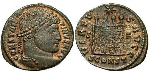 1 Follis /  AE3 Römische Kaiserzeit (27BC-395) Bronze Konstantin I (272 - 337)