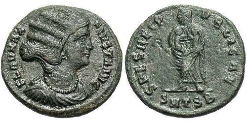 1 Follis /  AE3 Römische Kaiserzeit (27BC-395) Bronze Fausta (289-326)