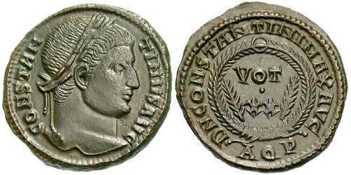 1 Follis /  AE3 Römische Kaiserzeit (27BC-395) Bronze Konstantin I (272 - 337)