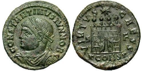 1 Follis /  AE3 Römische Kaiserzeit (27BC-395) Bronze Constantius II(317 - 361)