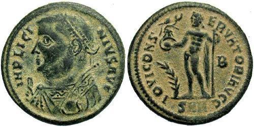 1 Follis /  AE3 Römische Kaiserzeit (27BC-395) Bronze Licinius I (265-324)