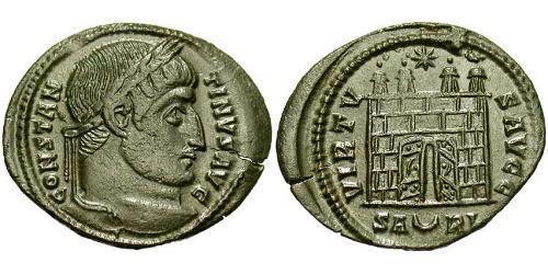 1 Follis /  AE3 Römische Kaiserzeit (27BC-395) Bronze Konstantin I (272 - 337)