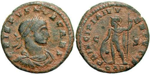1 Follis /  AE3 Römische Kaiserzeit (27BC-395) Bronze Crispus (305 - 326)