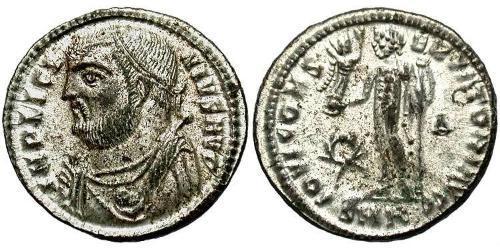 1 Follis /  AE3 Römische Kaiserzeit (27BC-395) Bronze Licinius I (265-324)