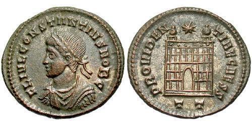 1 Follis /  AE3 Römische Kaiserzeit (27BC-395) Bronze Constantius II(317 - 361)