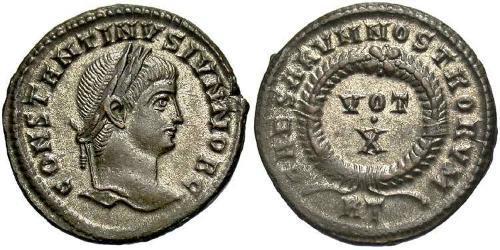 1 Follis /  AE3 Römische Kaiserzeit (27BC-395) Bronze Constantius II(317 - 361)