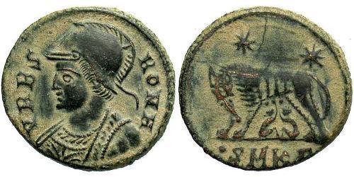 1 Follis /  AE3 Römische Kaiserzeit (27BC-395) Bronze Konstantin I (272 - 337)