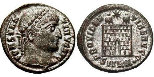 1 Follis /  AE3 Römische Kaiserzeit (27BC-395) Bronze Konstantin I (272 - 337)