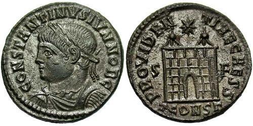 1 Follis /  AE3 Römische Kaiserzeit (27BC-395) Bronze Constantius II(317 - 361)