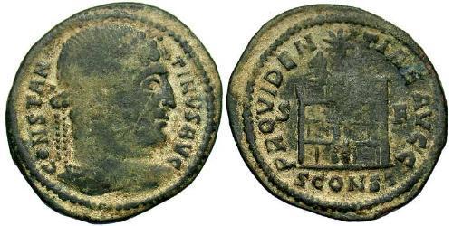 1 Follis /  AE3 Römische Kaiserzeit (27BC-395) Bronze Konstantin I (272 - 337)